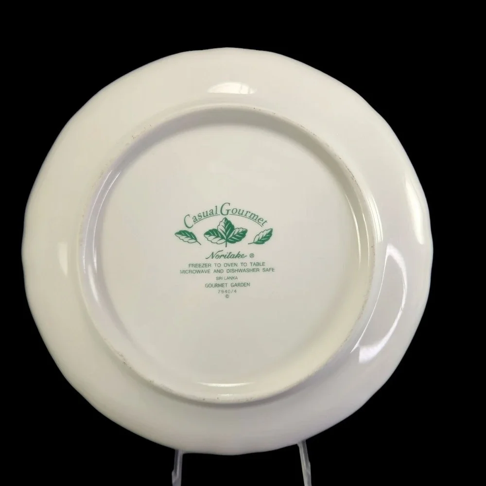 Noritake Casual Gourmet Garden Bowl Floral Lily Serving Salad Pasta Dining‎